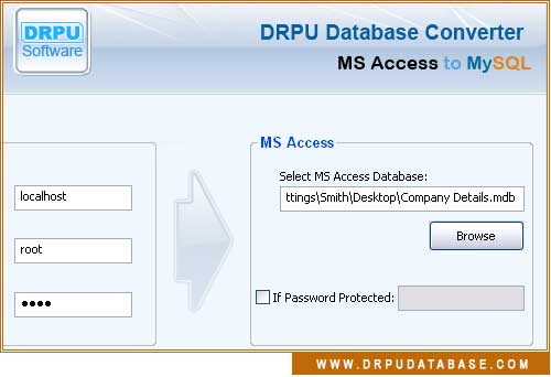 Screenshot of Convert MS Access To MySQL