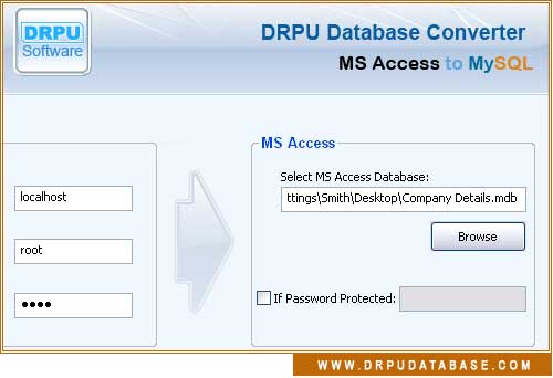 Convert MS Access To MySQL screenshot