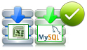 MS Excel to MySQL data base converter tool